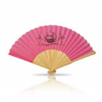 Éventail rose Zézette de Sète La Belle Époque souvenir sétois