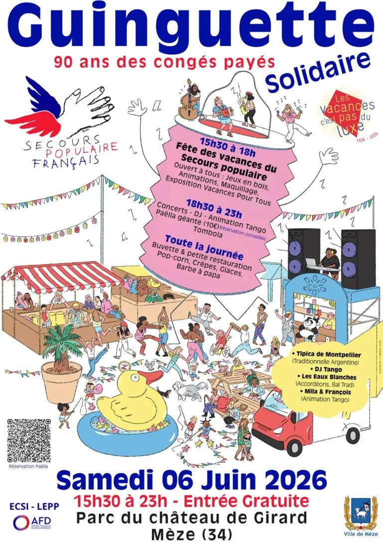 Guinguette Solidaire à Mèze