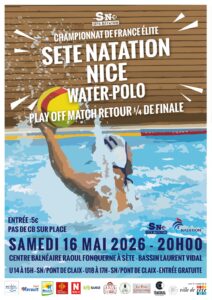 Championnat de France Élite de Water-Polo – Play-Off Retour 1/4 de Finale : Sète Natation vs Nice