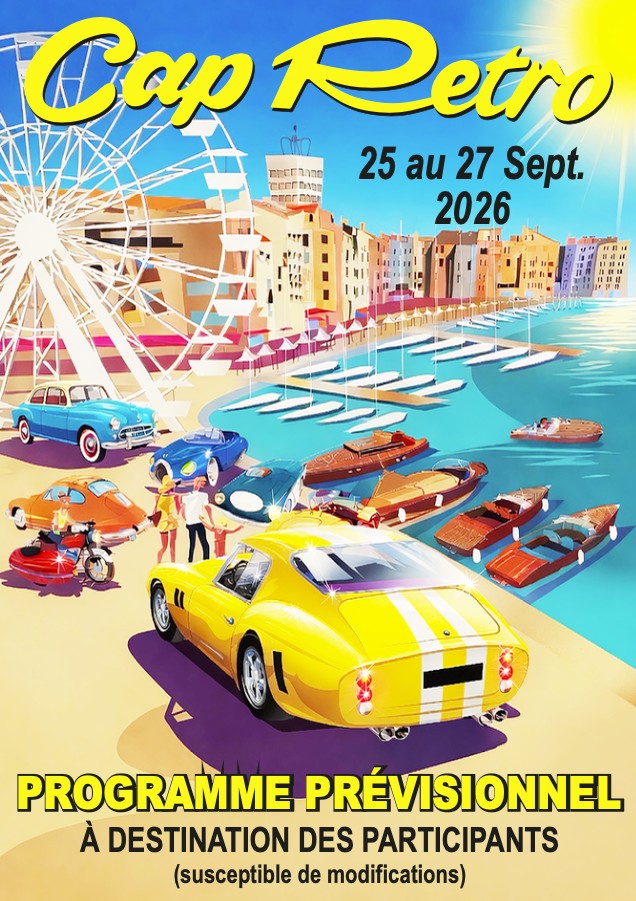 Cap Rétro 2026 - Grand Rassemblement Auto-Moto-Bateau au Cap d'Agde