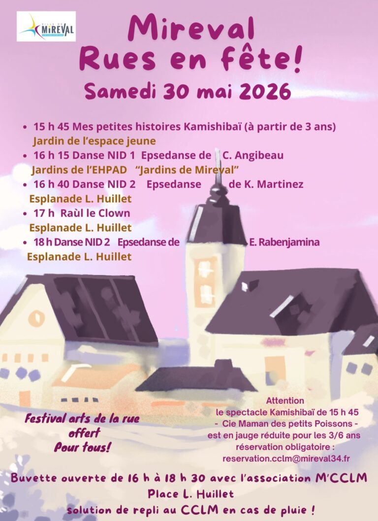 Rues en Fête à Mireval 2026 - Un Samedi Magique pour Petits et Grands