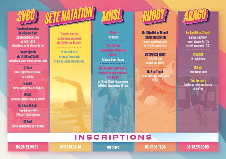 ZAM 2026 – Zone d'Activités Multisports de Sète