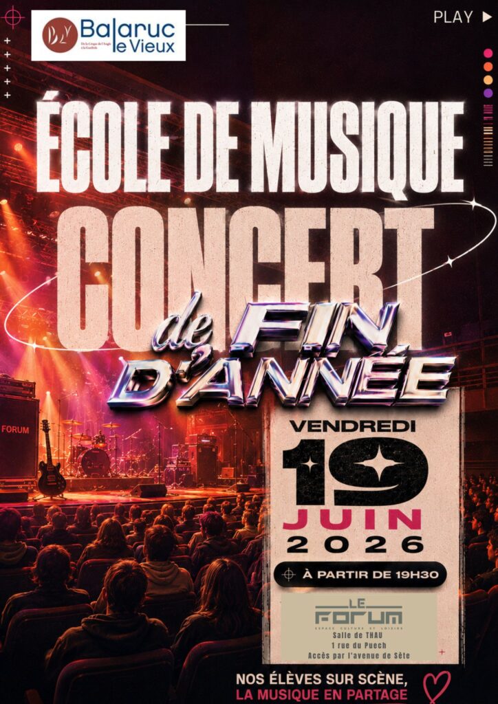 Concert de Fin d'Année - École de Musique de Balaruc-le-Vieux