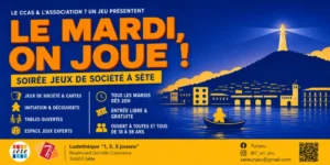 Le Mardi, On Joue ! Soirée Jeux de Société