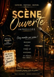 Scène ouverte improvisée