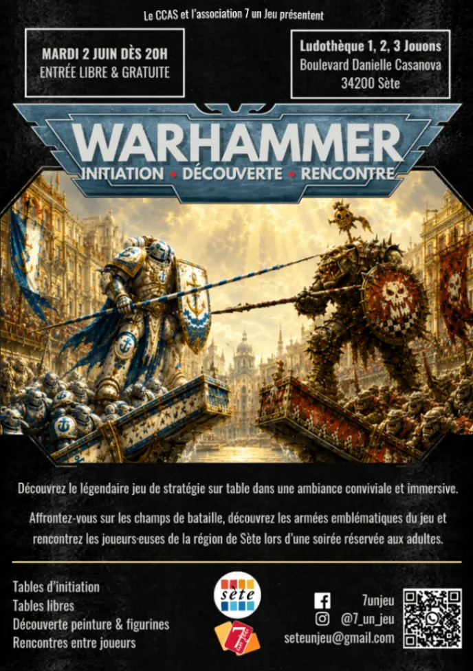 Soirée découverte Warhammer à Sète
