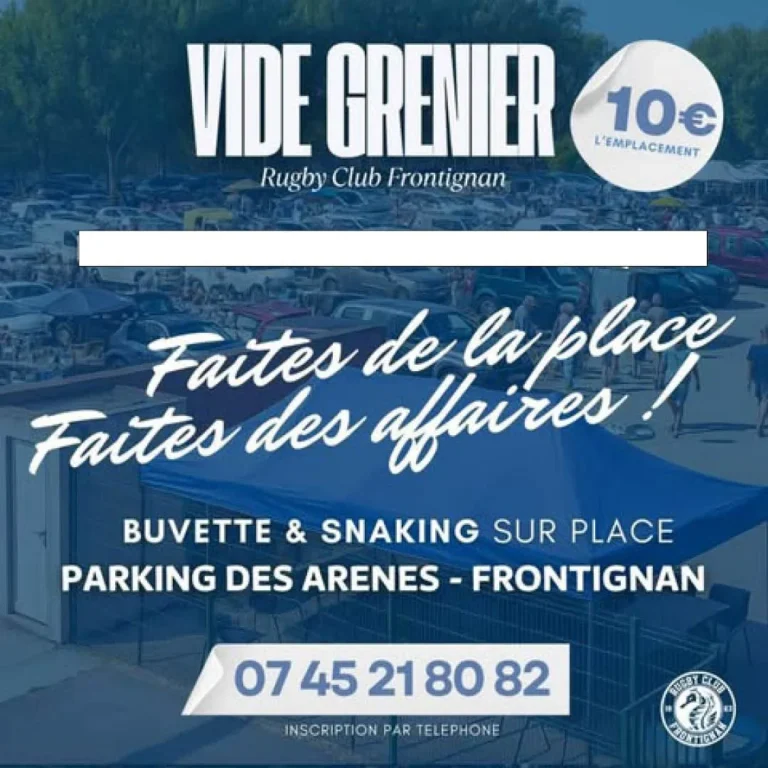 Vide-grenier Rugby Club Frontignan