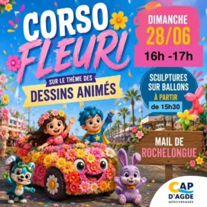 Animations Été 2026 au Mail de Rochelongue - Cap d'Agde