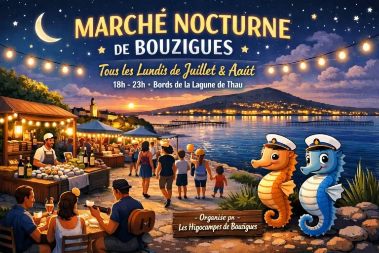 Bouzigues sous la Lune – Marchés Nocturnes 2026