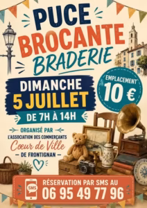 Puce, brocante et braderie à Frontignan