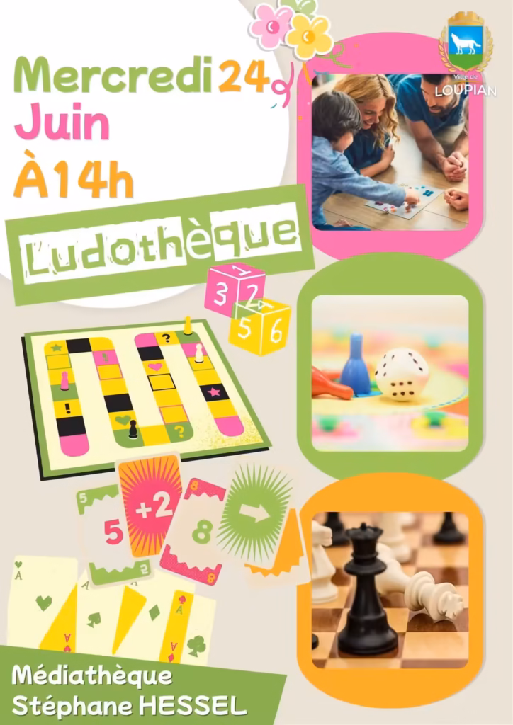 Ludothèque à Loupian - Juin 2026