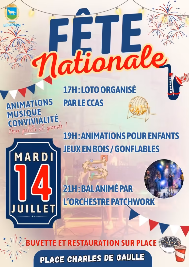 Fête Nationale 2026 à Loupian