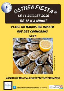 Ostrea Fiesta 2026 – La Fête de l'Huître à Sète