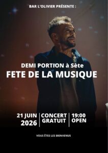 Demi Portion en concert – Fête de la Musique 2026 à Sète