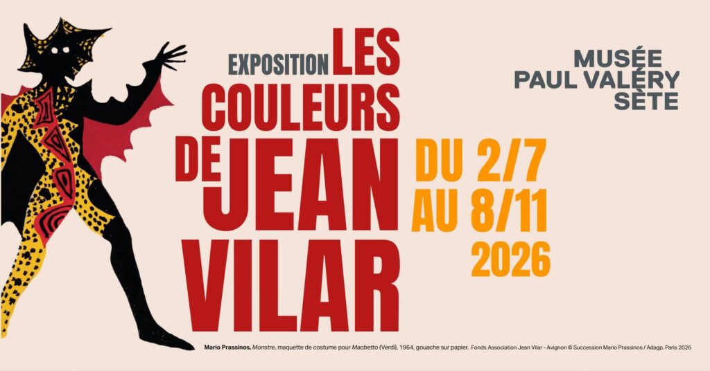 Les Couleurs de Jean Vilar – Exposition au Musée Paul Valéry