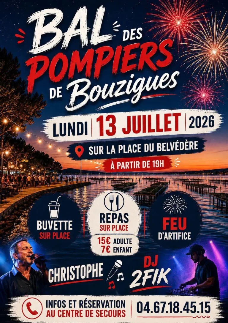Le Bal des Pompiers de Bouzigues 2026