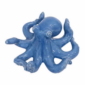 Objet décoratif marin bleu et blanc esprit nautique méditerranéen