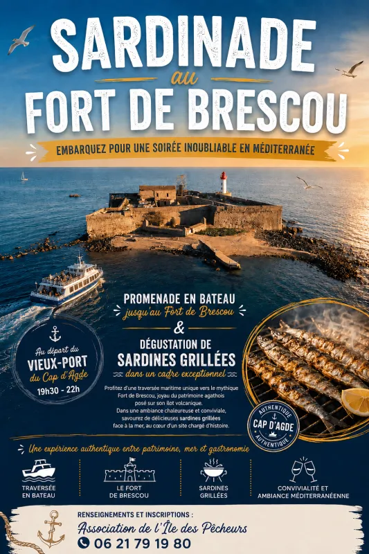 Sardinade au Fort de Brescou Juillet 2026