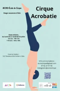 Stages de cirque pour enfants 4-6 ans du 20 au 24 juillet