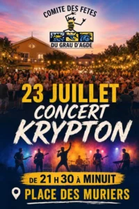 Animations Été 2026 au Grau d'Agde - Programme des Festivités Estivales