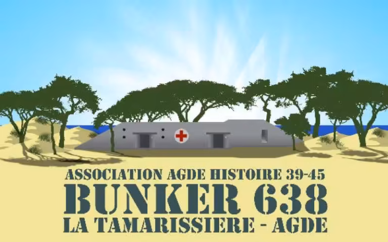 Visite des bunkers de la Tamarissière
