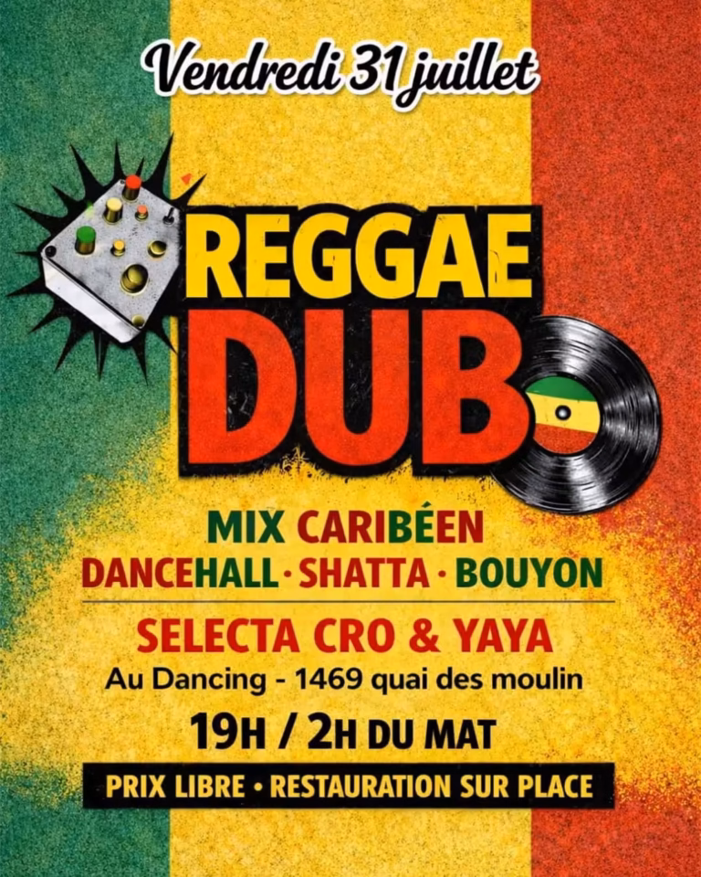 Reggae Dub - Mix caribéen par Selecta Cro & Yaya