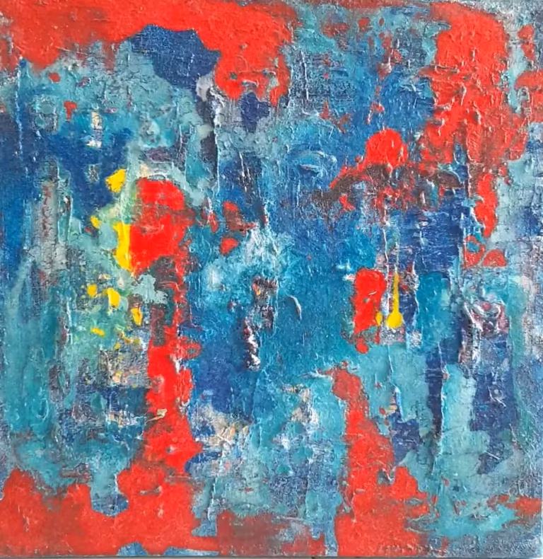 Exposition d'art contemporain : peintures et photographies