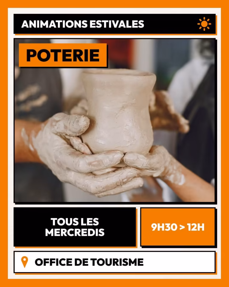 Atelier poterie pour les enfants