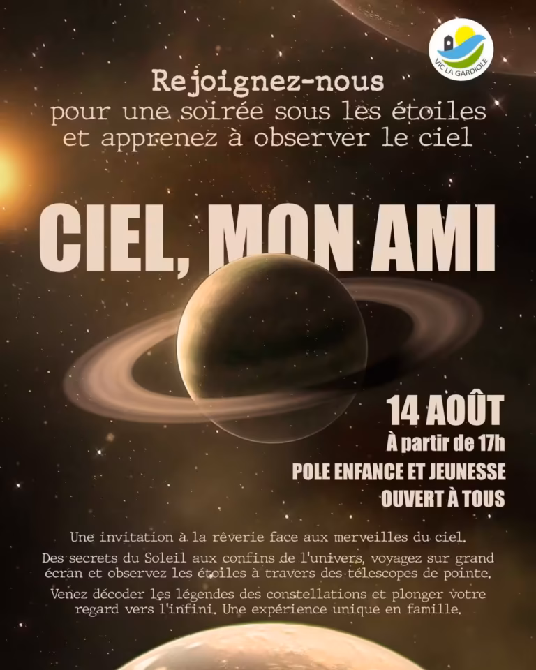 Ciel, mon ami - Soirée astronomie à Vic la Gardiole