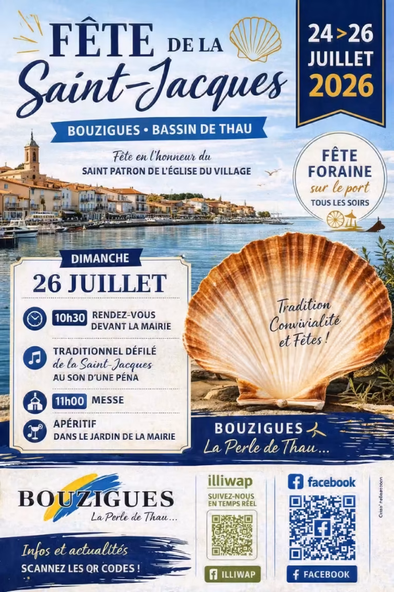 Fête de la Saint-Jacques 2026 à Bouzigues