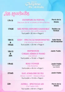 Festival Chapeau les Artistes 2026