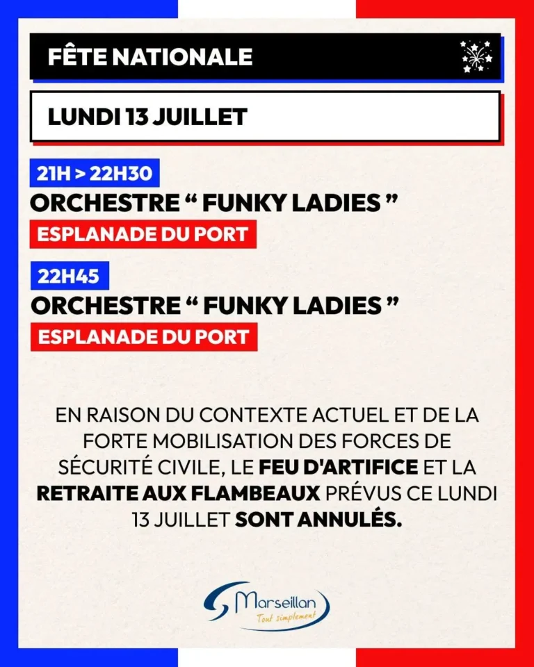 Fête Nationale 2026 à Marseillan