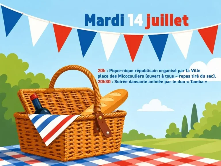 Fête Nationale 2026 – Feu d'artifice, défilé de lampions et soirées festives à Mèze