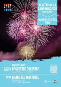 Feu d'artifice Saint-Louis Sète 2026