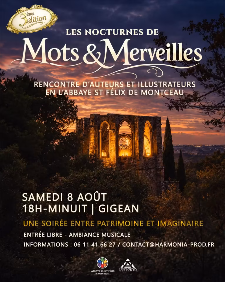 Nocturnes Mots et Merveilles Abbaye Saint-Félix Gigean 2026