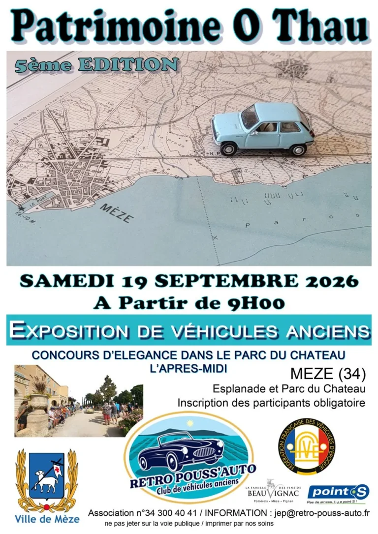 Patrimoine Ô Thau 2026 à Mèze