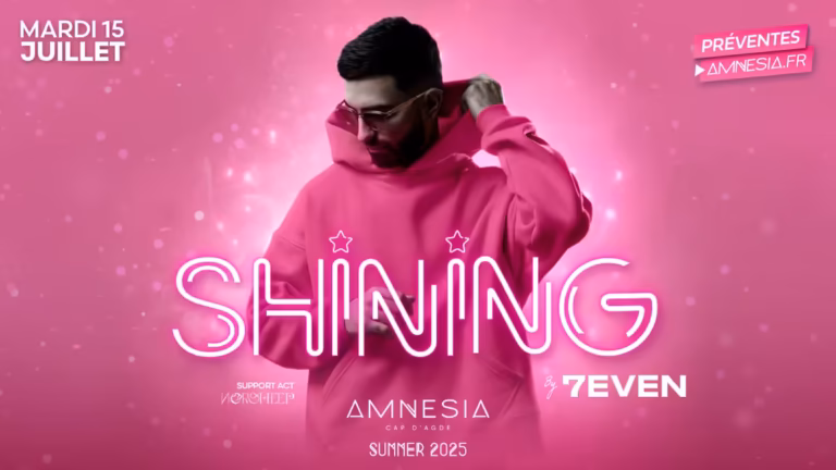Soirée Shining, Amnesia Cap d'Agde