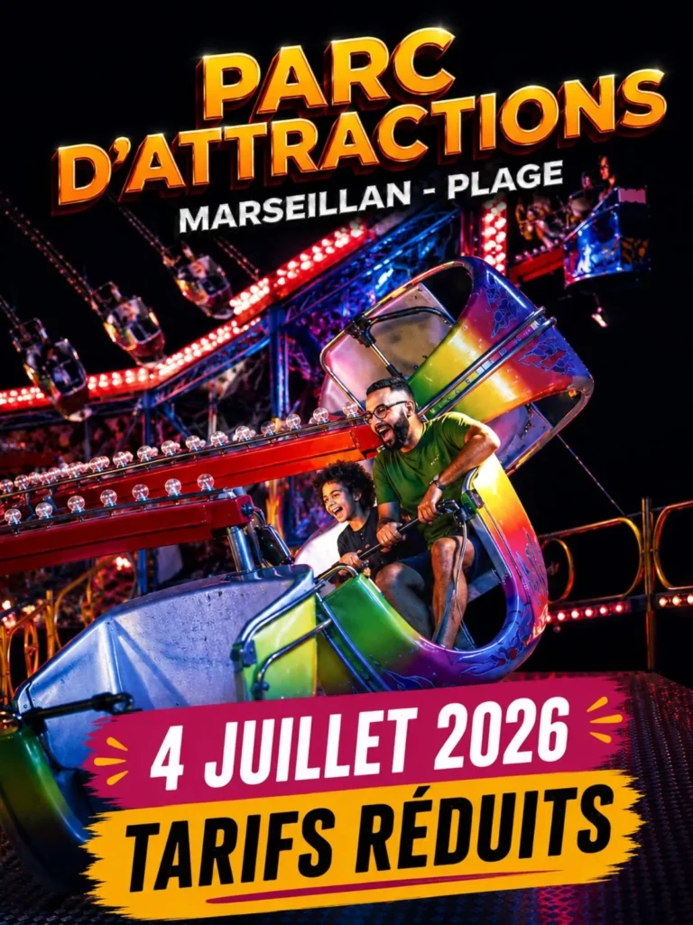 Soirée Tarifs Réduits au Parc d'Attractions de Marseillan-Plage
