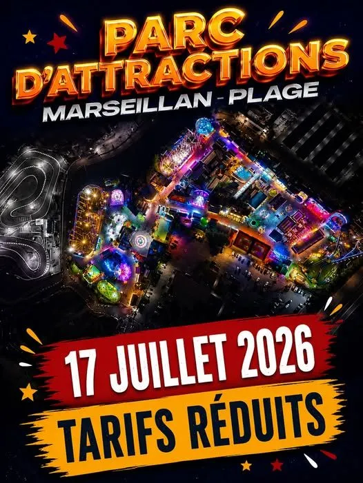 Soirée Tarifs Réduits au Parc d'Attractions de Marseillan-Plage