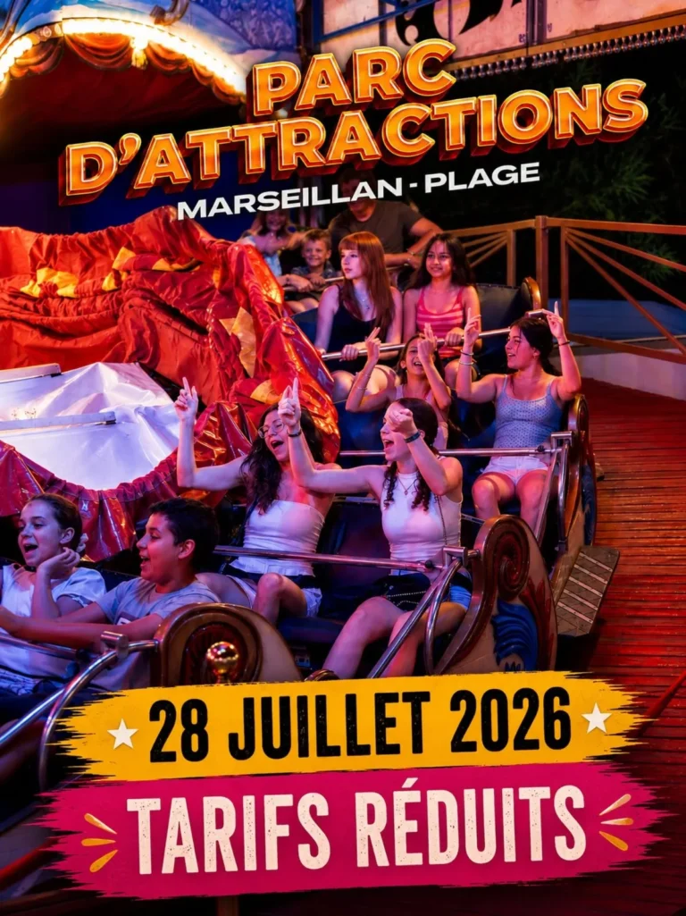 Soirée Tarifs Réduits au Parc d'Attractions de Marseillan-Plage