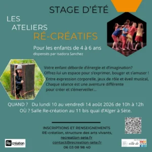 Stage enfants 4/ 6 ans Récréatifs