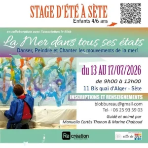 Stage enfants 4/6 ans Danser, peindre et chanter