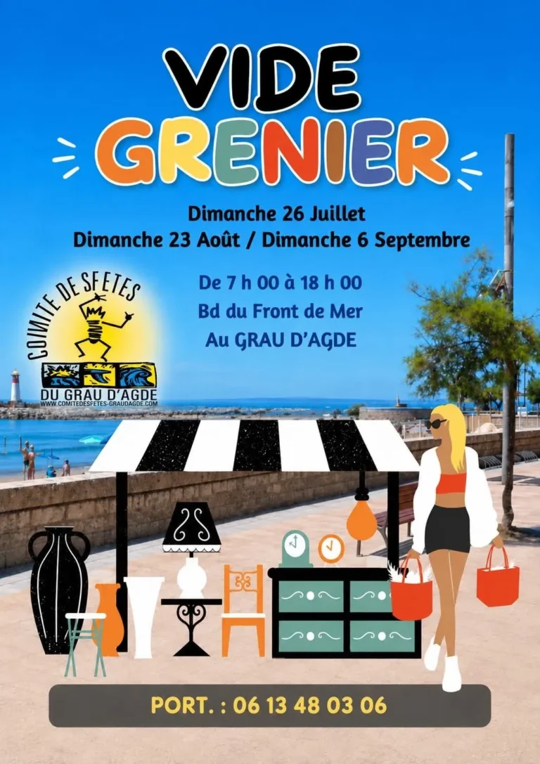Vide-grenier du Comité des Fêtes du Grau d'Agde