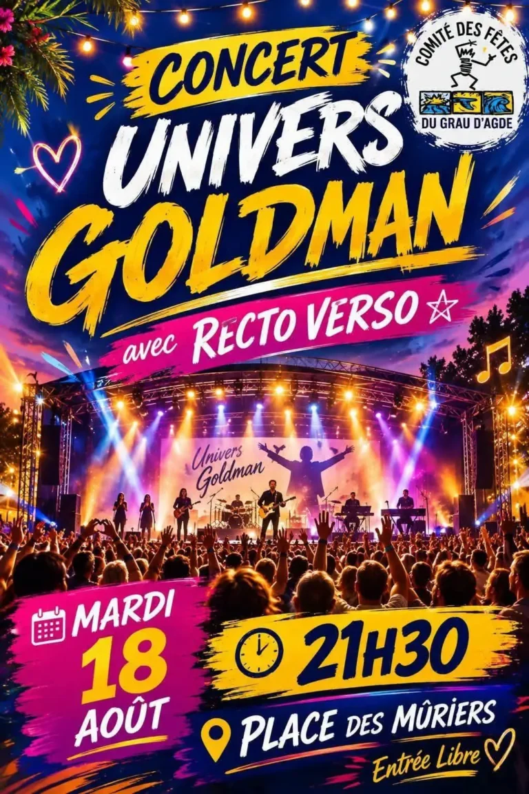Animations Été 2026 au Grau d'Agde - Programme des Festivités Estivales