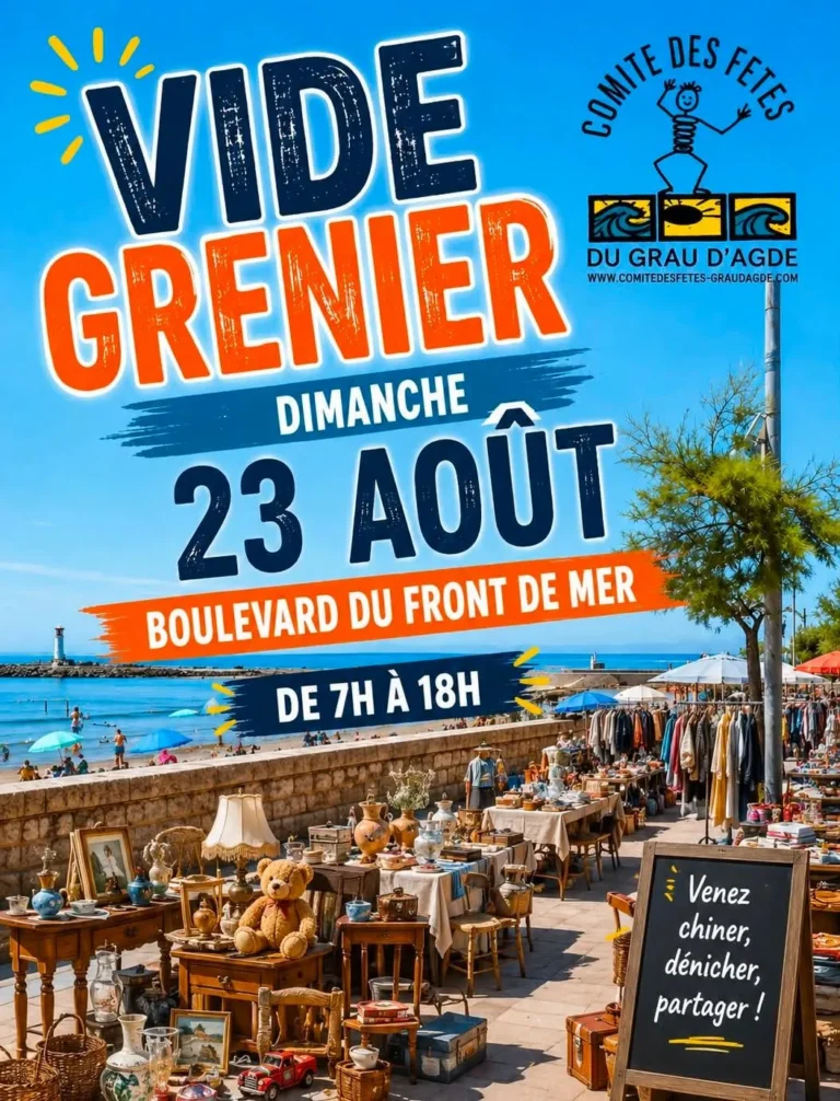 Animations Été 2026 au Grau d'Agde - Programme des Festivités Estivales