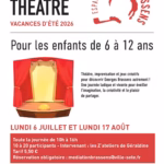 ateliers theatre enfants 2026 espace georges brassens sete