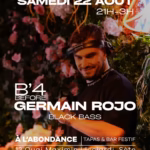 b4 before germain rojo black bass 22 aout 2026 labondance sete
