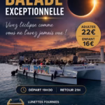balade bateau eclipse solaire mercredi 12 aout 2026 escale setoise sete
