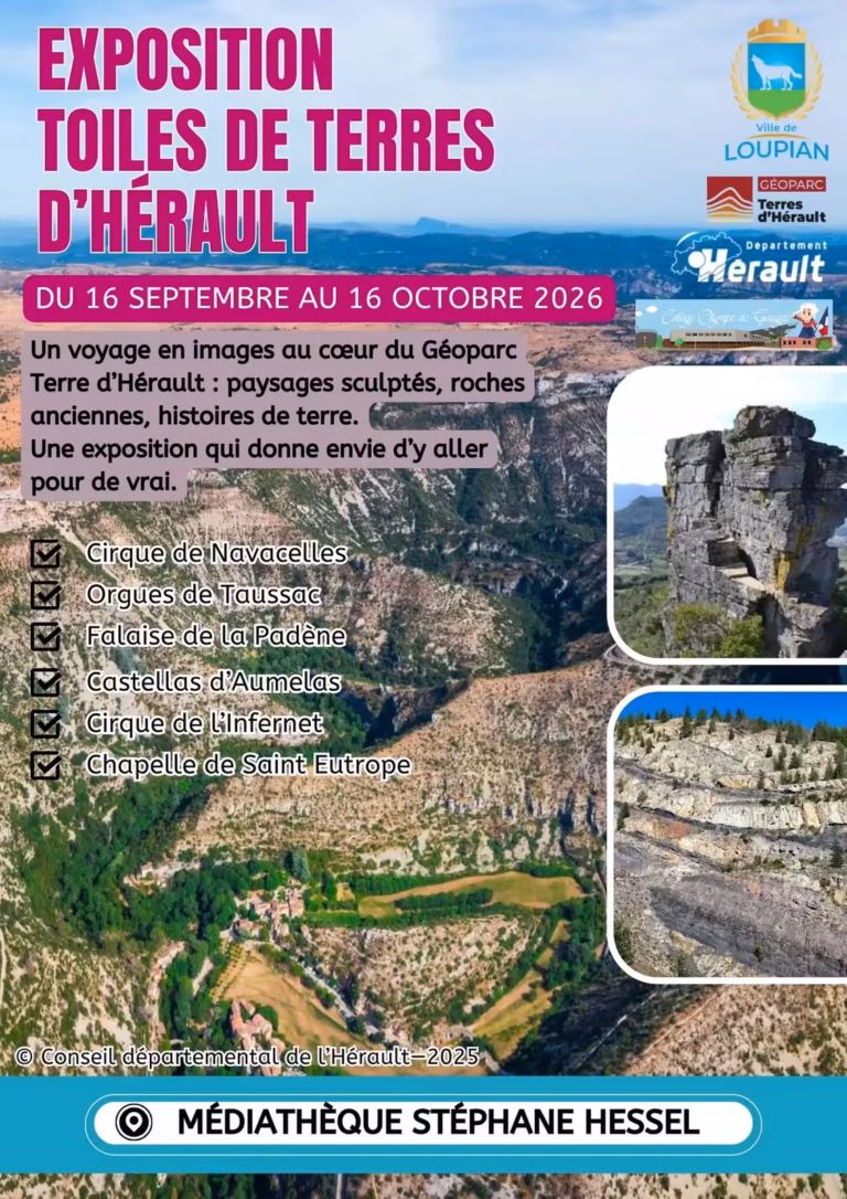 Exposition Toiles de Terres d'Hérault à Loupian