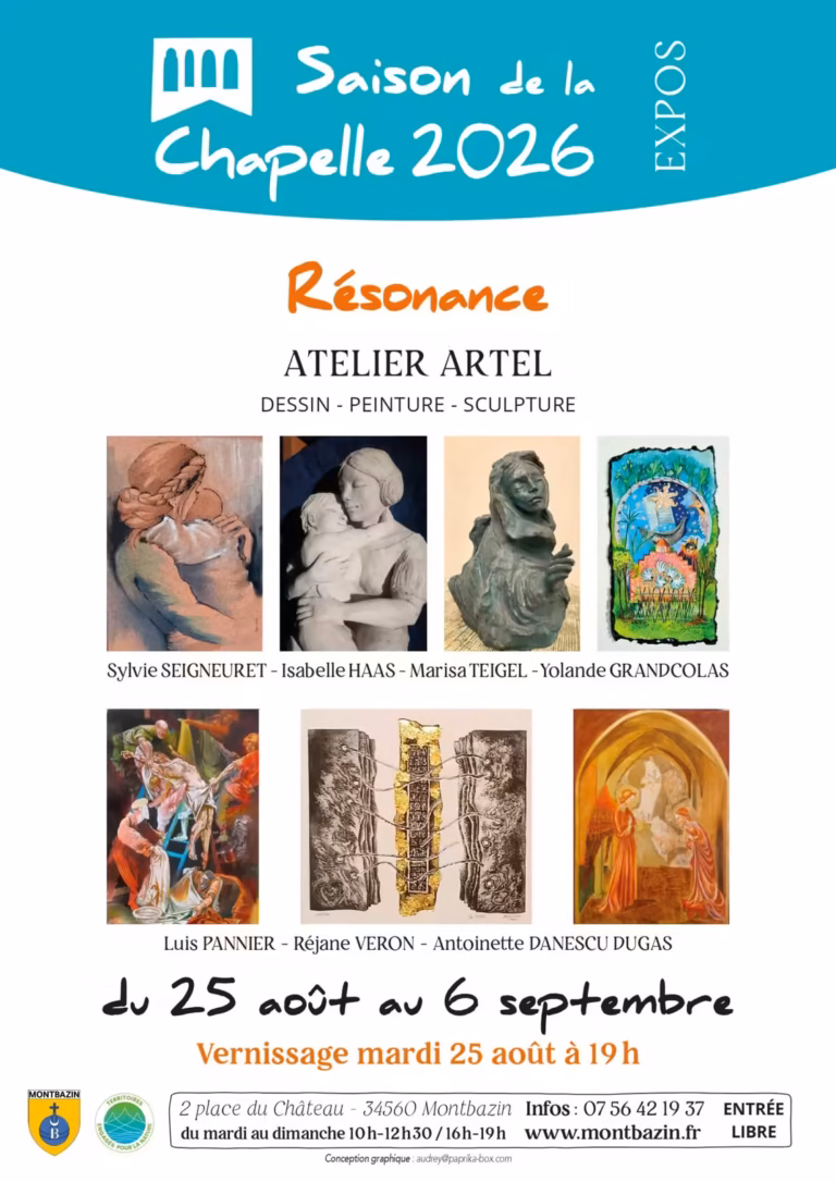 Résonance - exposition de l'Atelier Artel à Montbazin